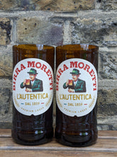 Load image into Gallery viewer, Birra Moretti beer bottle tumblers