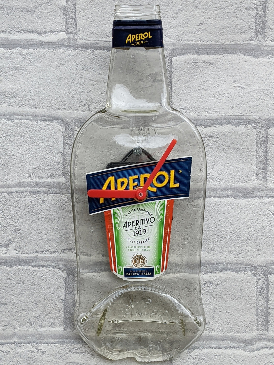 Aperol bottle clock