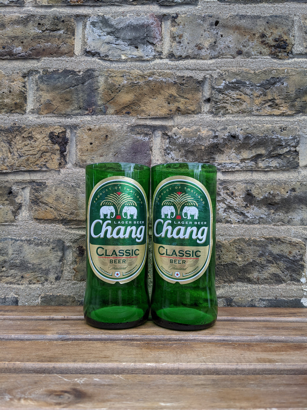 Chang beer bottle tumblers