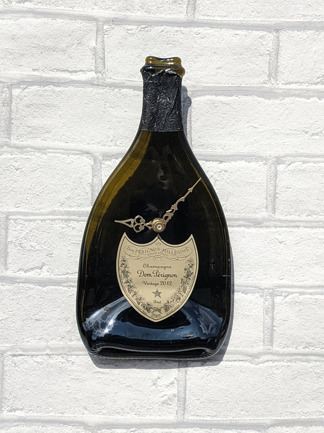 Dom Perignon champagne bottle clock