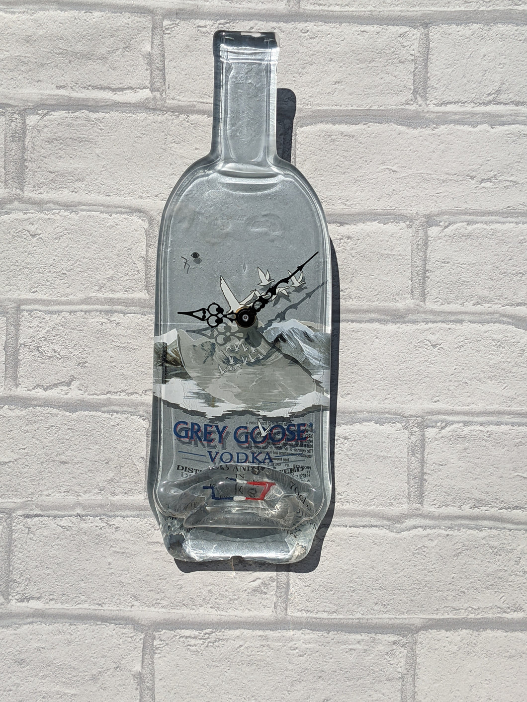 Grey Goose vodka bottle clock - limited edition