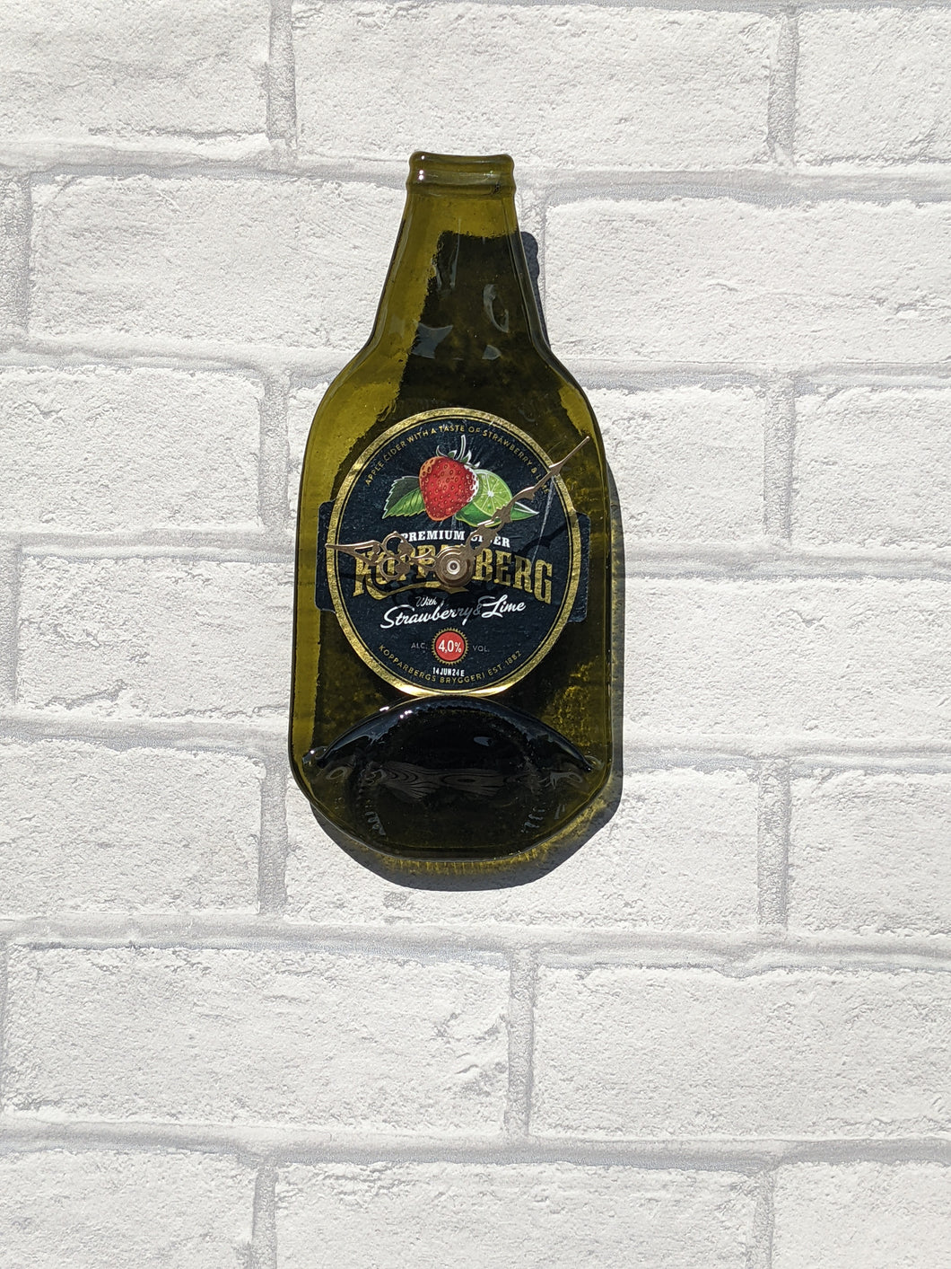 Kopparberg cider bottle clock