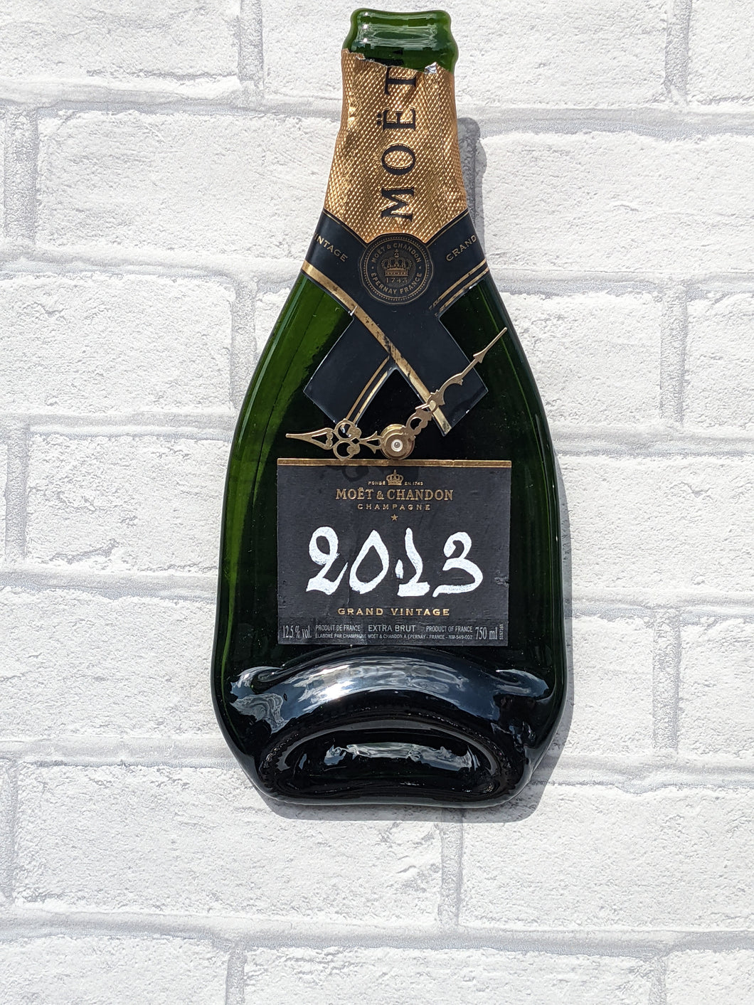 Moet 2013 Champagne bottle clock