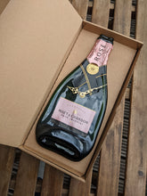 Load image into Gallery viewer, Moet rose champagne bottle clock
