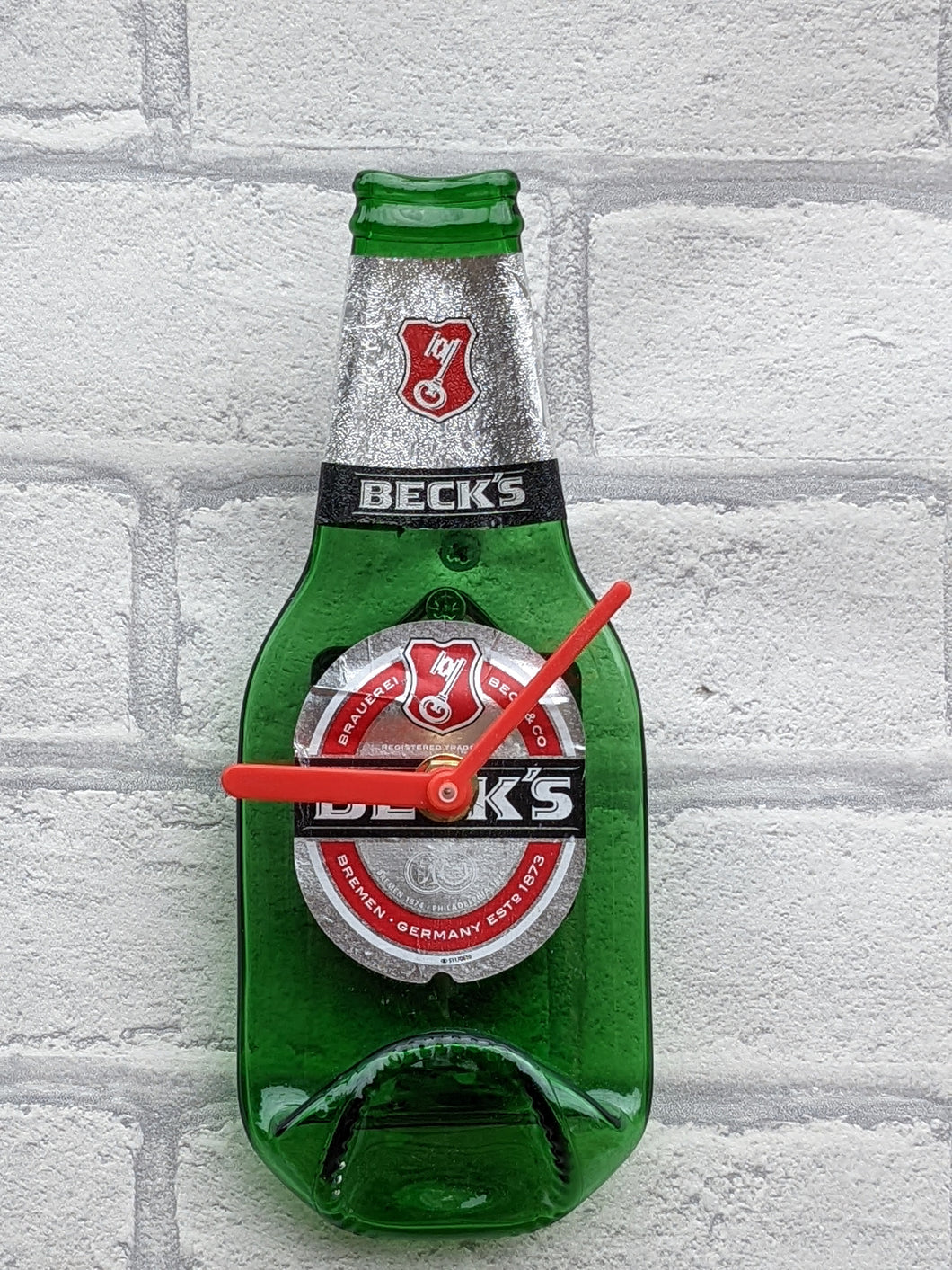 Becks beer bottle clock