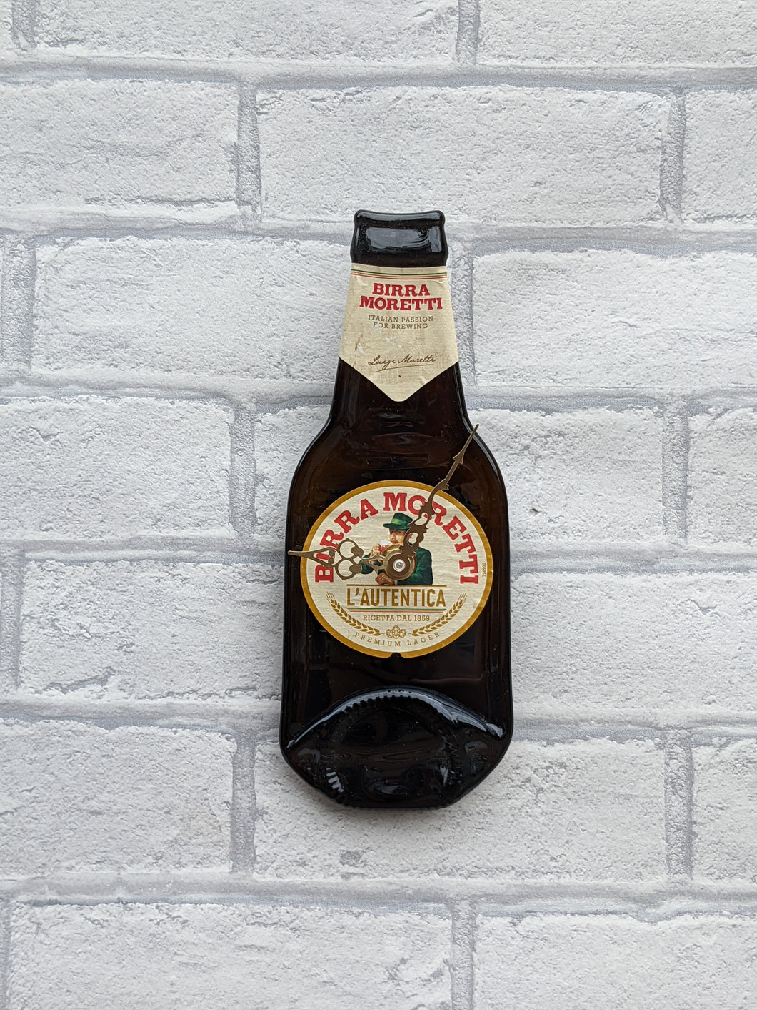 Birra Moretti beer bottle clock