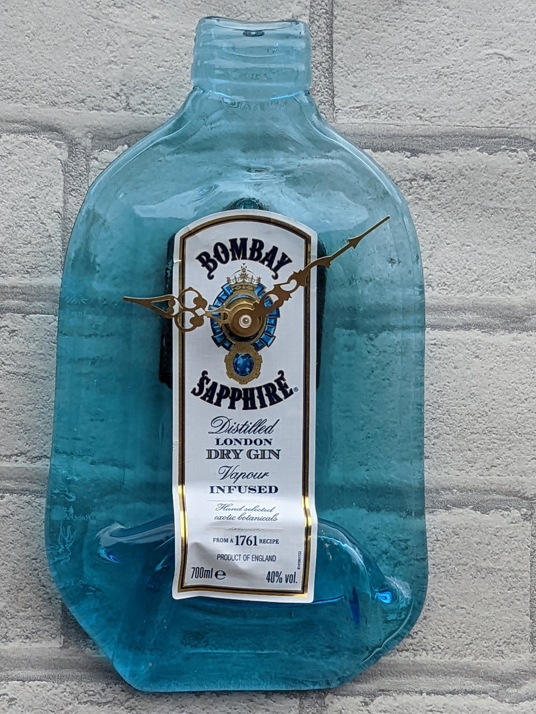 Bombay Sapphire bottle clock