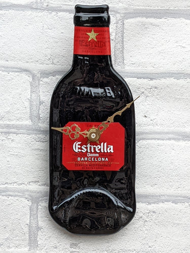 Estrella beer bottle clock