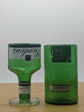 Load image into Gallery viewer, Gordon&#39;s Gin bottle glasses
