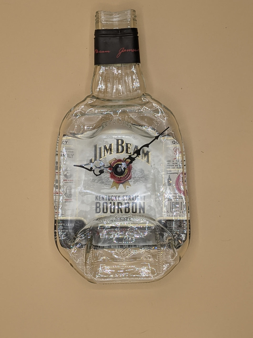 Jim Beam bottle clock