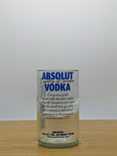 Load image into Gallery viewer, Absolut vodka bottle glass
