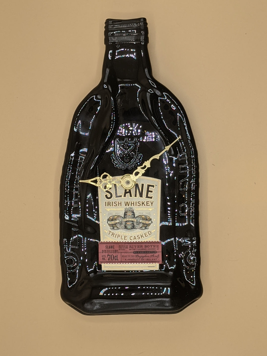 Slaine Irish Whiskey bottle clock