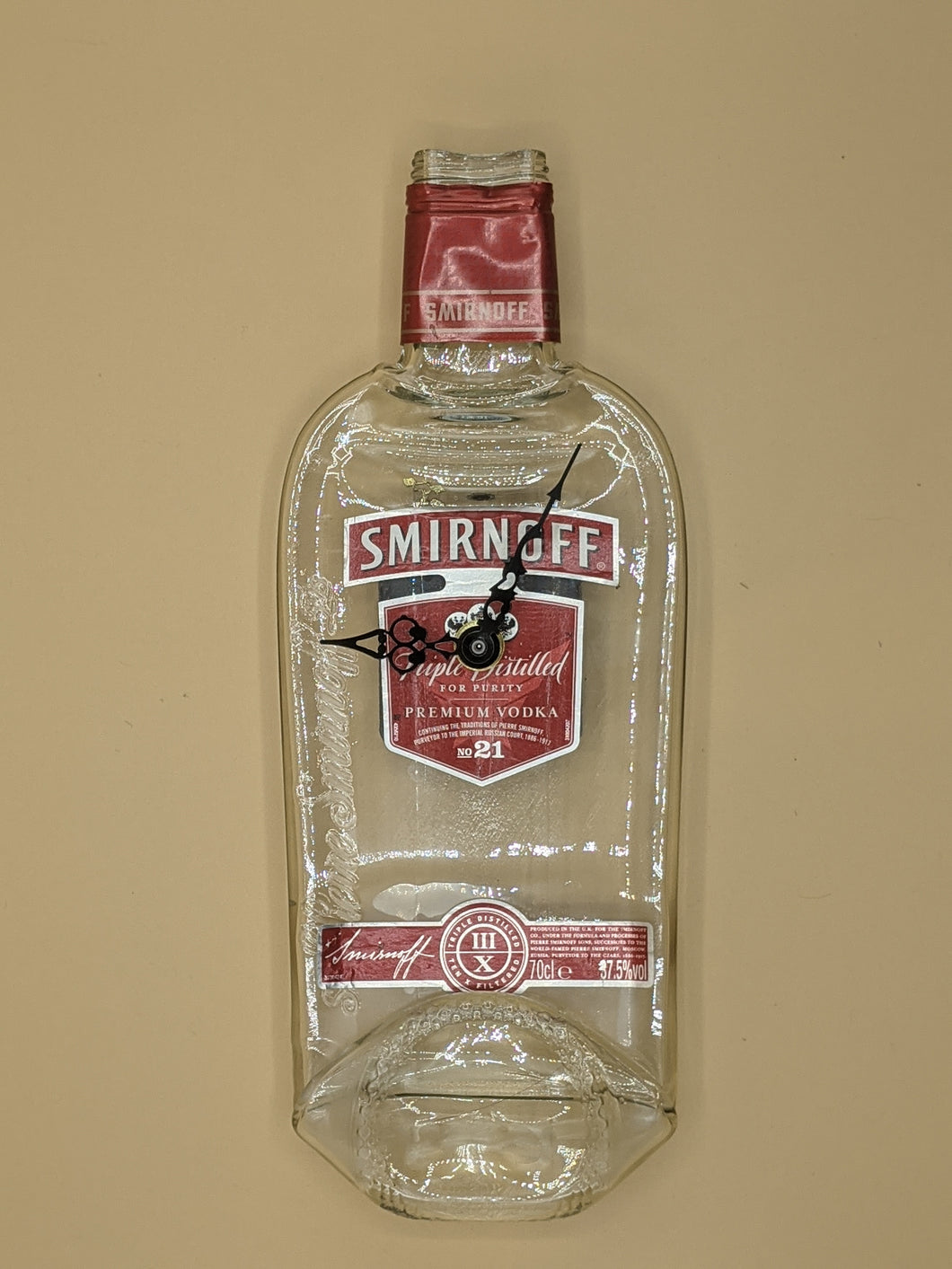 Smirnoff bottle clock